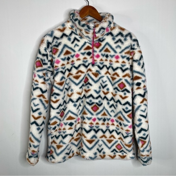 Eddie Bauer Sherpa 1/4 Zip Pullover Medium - Picture 1 of 6